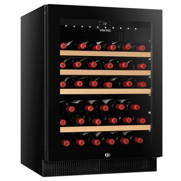 【20% OFF + $800 Gift Voucher】Vintec Noir Series VWS050SBA-X Single temperature zone wine cabinet (40 bottles) licensed in Hong Kong